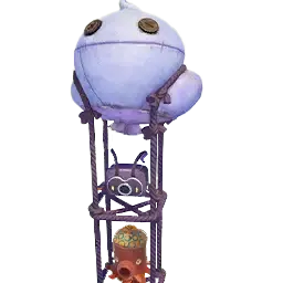 Ballon triste : vampisac et octopaquet