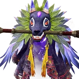 Tête de loup tellurienne