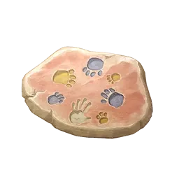 Plaque de frottement "tableau de boue des vœux"