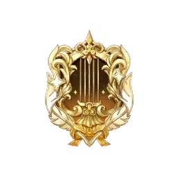 Médaille de la souveraine de l'élégance : Champ aux vœux